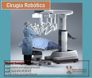 cirugía robótica: robot@madridurologia.com